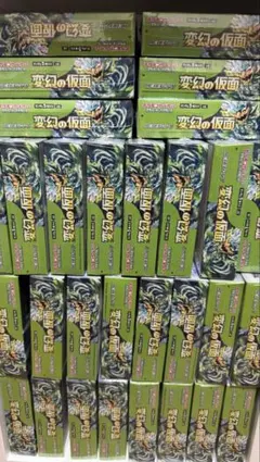 新品未開封　ポケモンカード　変幻の仮面10BOXシュリンク付き