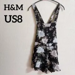 H&M 【US8】フラワープリント サロペット EUR 38