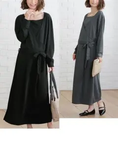 大きいサイズ 新品 産前産後 授乳服 カシュクールワンピース