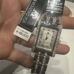 RAYMOND PIA ストーン装飾 腕時計