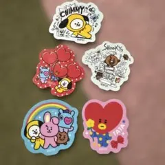 BT21 ステッカー 5枚セットのサムネイル
