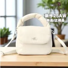 セール　韓国限定　ノースフェイス　BUBBLY　ミニトートバッグ　クリーム