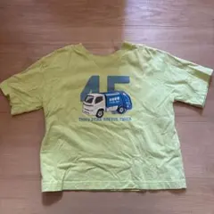 トミカ トヨタ ダイナ 清掃車 Tシャツ 黄緑色のサムネイル