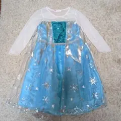 アナ雪　エルサ風ドレス 130cm