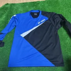 YONEX 長袖ウェア JP M 青/黒