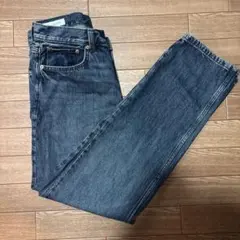 ZARA ダークデニム ストレートジーンズのサムネイル