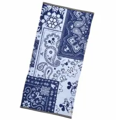 新品☆Disney ディズニー ミッキー ペイズリー柄 バスタオル