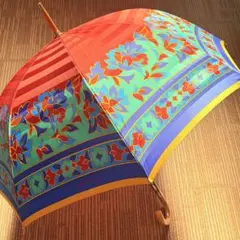 イヴ・サンローラン　ヴィンテージ　晴雨兼用長傘　マルチカラーのサムネイル