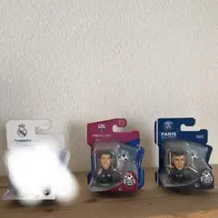 サッカーフィギュア コレクションケース付き ミニチュア選手セット