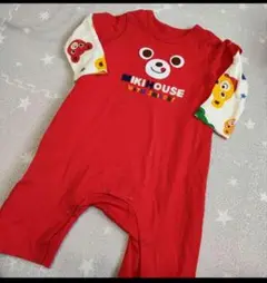美品　ミキハウス　ロンパース