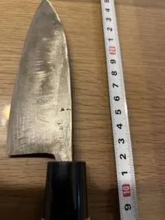 すみだ川出刃包丁 片刃　刃渡り135mm 未使用　自宅長期保管　ビンテージ美品 出刃包丁 すみだ川 刃渡り約13cm - メルカリ