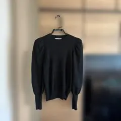 Demi-Luxe BEAMS ブラック長袖ニット