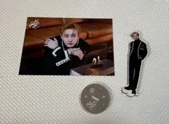 スキズ　バンチャン　アクスタ　ポストカード　クリスマス　bangchan