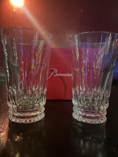 Baccarat グラスジャパン ティアラ ペア 2客セット 未使用品 箱付