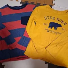 H&M　長袖Tシャツ　130　2枚組