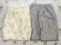 【110㎝】おねしょパンツ 2枚セット くま柄 星柄のサムネイル