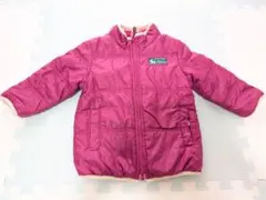⑨【3can4on】リバーシブル　中綿ジャケット【90cm】のサムネイル