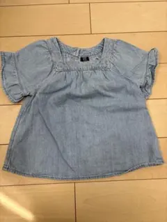 GAP デニムブルー 半袖シャツ 4歳