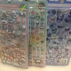 【正規品】ボンボンドロップシール　オリジナル　めろめろ　よるねこ　みずいろ