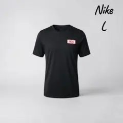 NIKE DRI-FIT 半袖Tシャツ L 黒 バックプリント