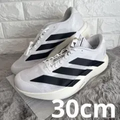 美品 アディダス adidas アディゼロ エヴォSL 27cm 白黒 - メルカリ