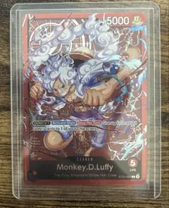 英語版ワンピースカード　ルフィ　ニカ　Monkey.D.Luffy