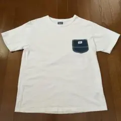 Lee デニムポケット Tシャツ ホワイト　Sサイズ　綿100%