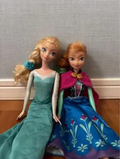 【アナと雪の女王】　エルサ アナ 人形