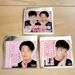 ジャルジャル QUEENEYES JACK vol.1 ステッカー 3種