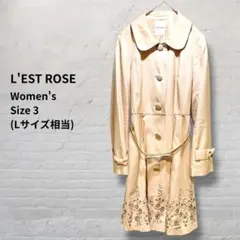 新品タグ付】定価39,900円 レストローズ アンゴラ混ロングコート L 
