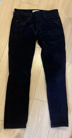 コーデュロイパンツ ネイビー スキニーパンツ　ユニクロ　パンツ　ヒートテック