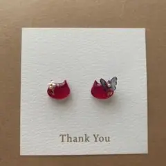 c-612アシメントリーレジンピアス