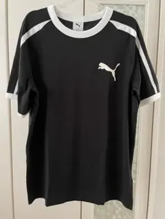 PUMA T7 リンガー半袖 Tシャツ ブラック×ホワイト Lサイズ今年購入新品のサムネイル