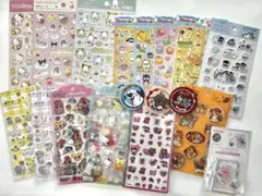 シール　まとめ売り サンリオ ディズニー ポケモン パワパフ