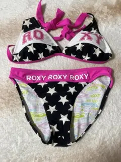 【美品】　ROXY 星柄 セパレート水着 L