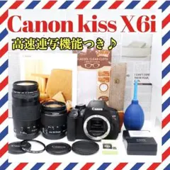Canon EOS Kiss X6i❤️高速連写❤️ショット数少✨デジタル一眼レ