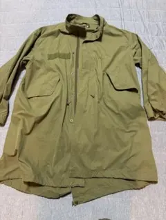 BEAMS HEART モッズコート S オリーブ