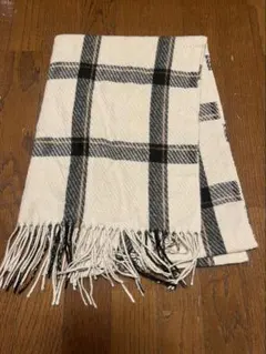 チェック柄マフラー