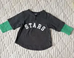 petit main 重ね着風 長袖カットソー 100