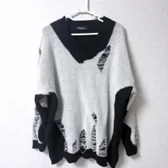 ☆*☆様 ロマンティックスタンダード ダメージニット 地雷系