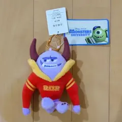 モンスターズインク ユニバーシティ ジョニーワーシントン ぬいぐるみキーホルダー