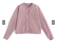 パールボタン　カーディガン