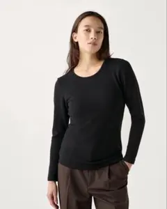 超極暖ヒートテッククルーネックT