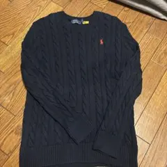 Polo Ralph Lauren ケーブルニットセーター ネイビーのサムネイル