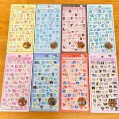 正規品 サンリオキャラクターズ ボンボンドロップシール もじ まとめ売り 8種