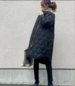 美品✨エマテイラー Emma Taylor ミリタリーキルティングフードコート