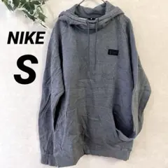 美品✨NIKE【S】メンズパーカー グレー バックプリント