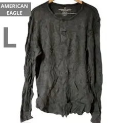 海外古着【AMERICAN EAGLE 】長袖カットソー Lサイズ　カジュアル