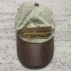 平成 y2k American vintage two-tone ballcap