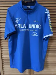 【格安】フィラ FILA 半袖シャツ L ブルー 練習着・ルームウェアに！